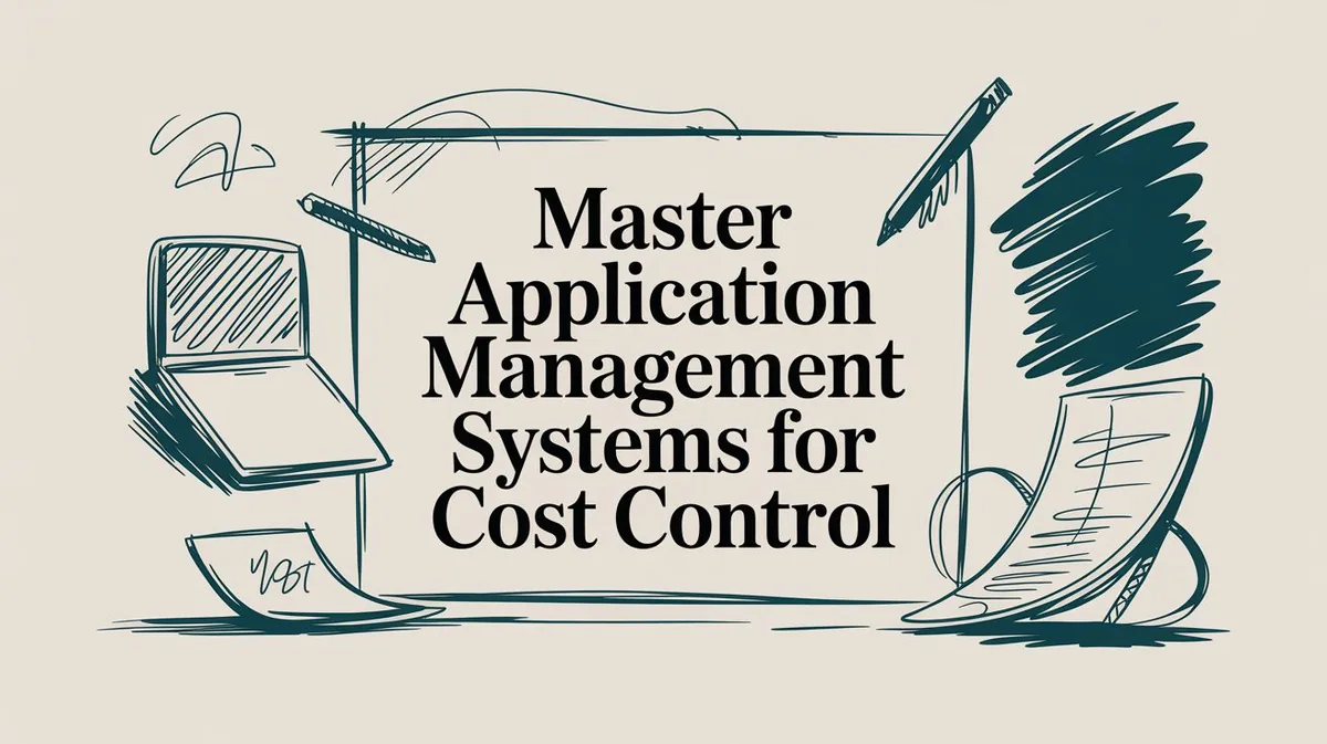 Master Application Management Systems for Cost Control