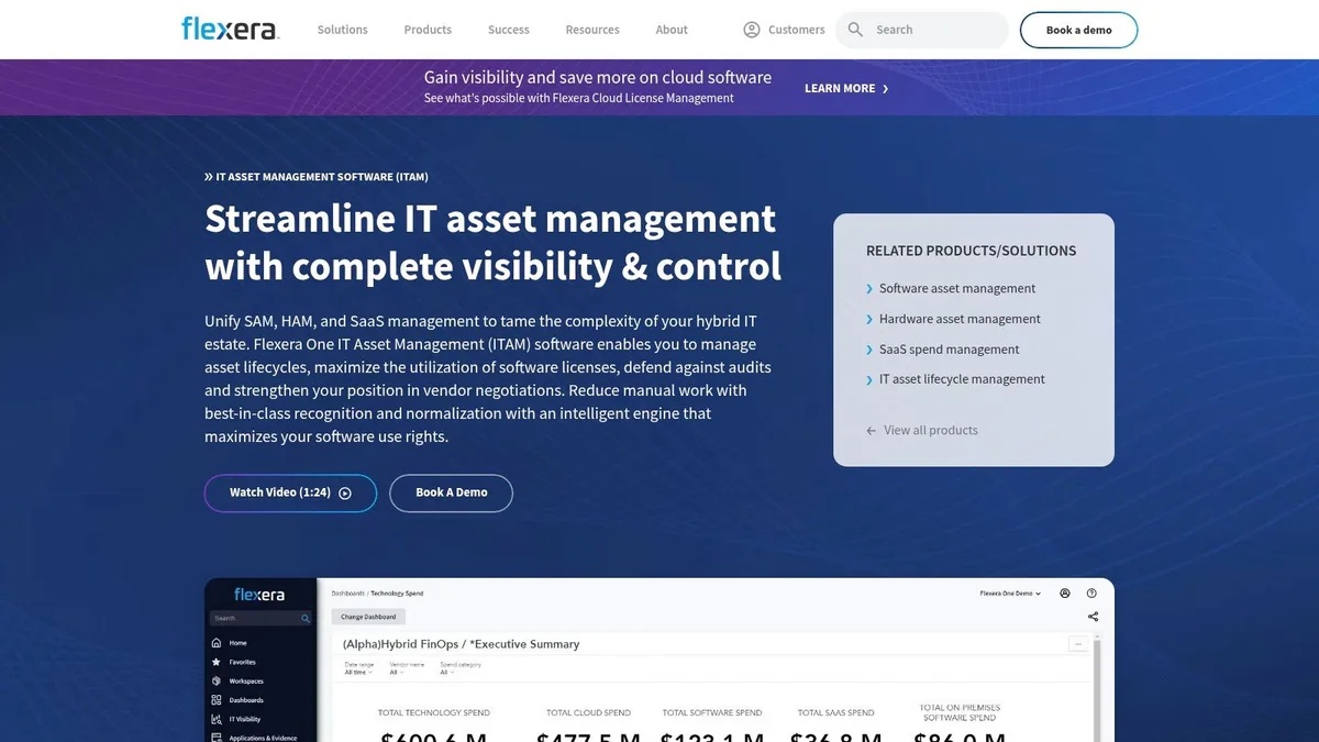 Flexera One IT Asset Management (ITAM)