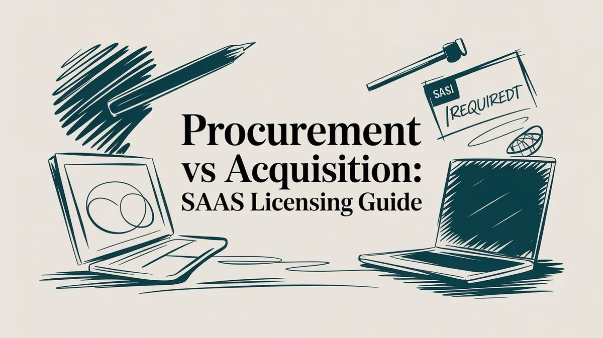Procurement vs Acquisition: SaaS Licensing Guide
