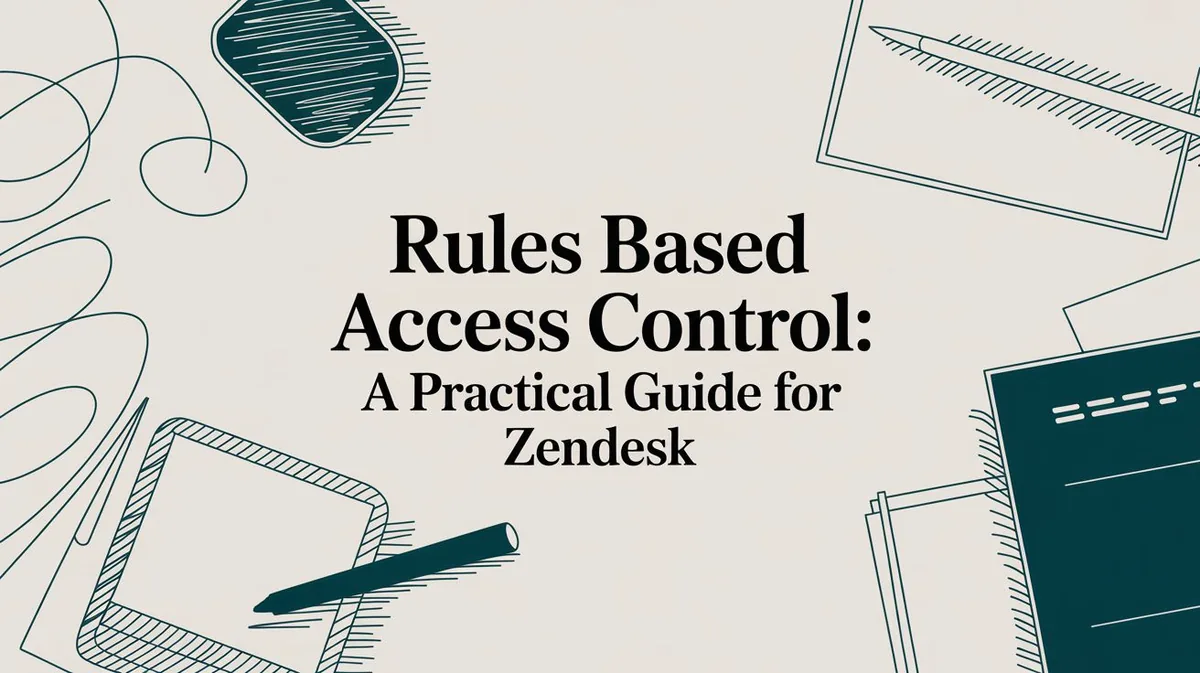 Rules Based Access Control for Zendesk