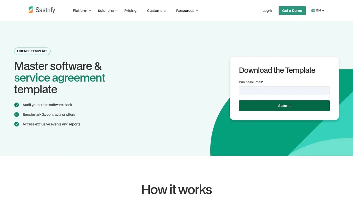 Sastrify – Master Software & Service Agreement Template (Free)