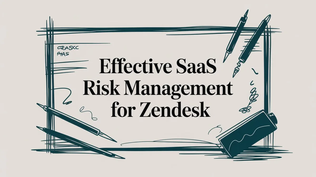 Effective SaaS Risk Management for Zendesk