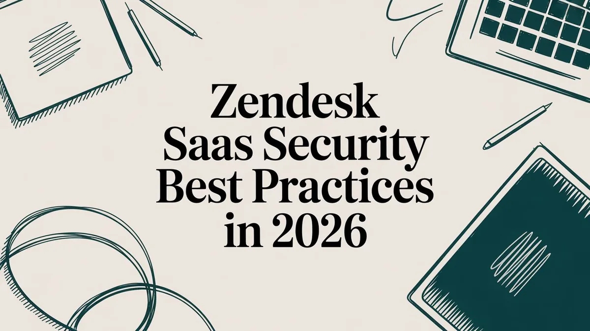 Zendesk SaaS Security Best Practices in 2026