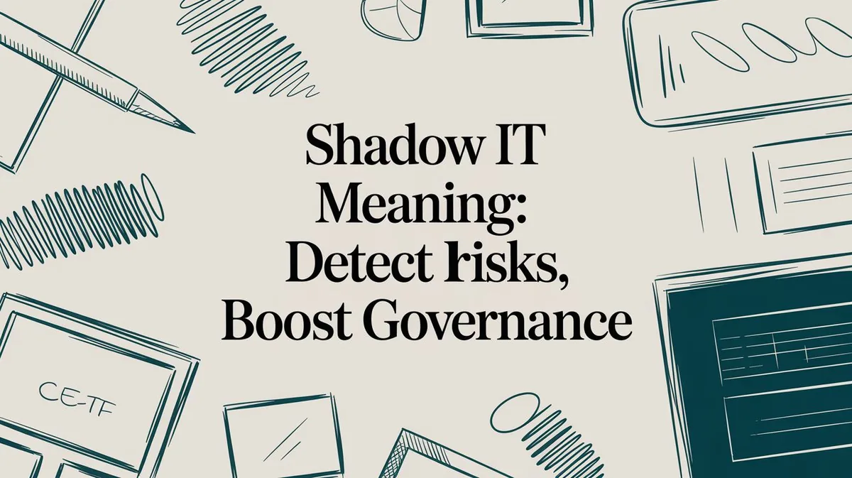 Shadow IT Meaning: Detect Risks, Boost Governance