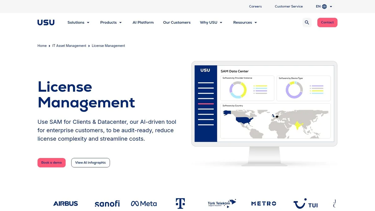 USU Software Asset Management (formerly Aspera)