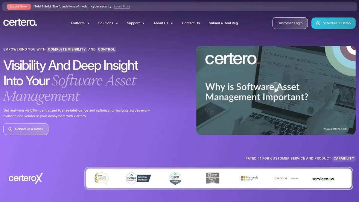 Certero for Enterprise SAM