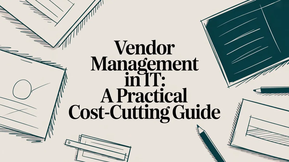 Vendor Management in IT: A Practical Cost-Cutting Guide